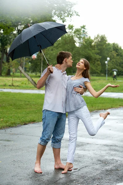 In the rain — Stock Photo, Image
