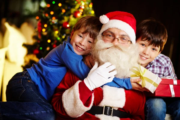 Amore a Babbo Natale — Foto Stock