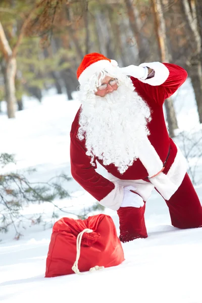 Babbo Natale perso — Foto Stock