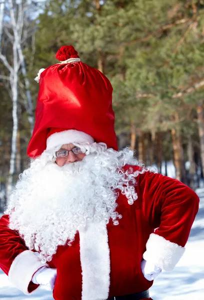 Positiver Weihnachtsmann — Stockfoto