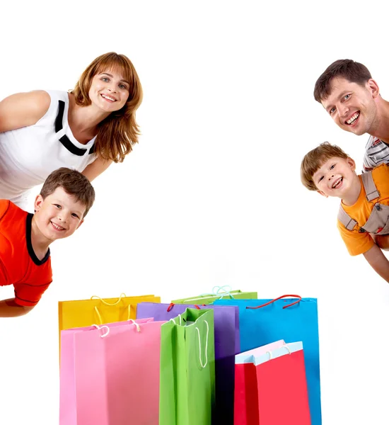 Happy shoppers — Stock Photo, Image