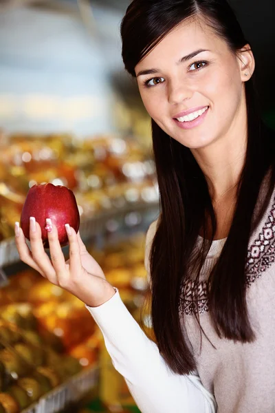Apfelliebhaber — Stockfoto