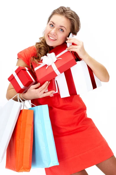 Buying gifts — Stock Photo, Image