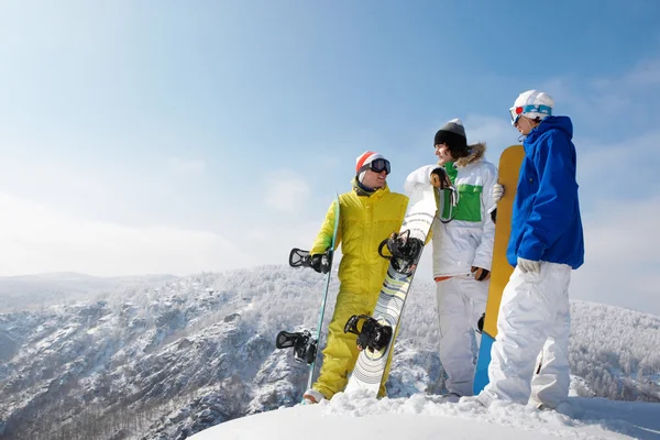 Snowboarders — Foto de Stock