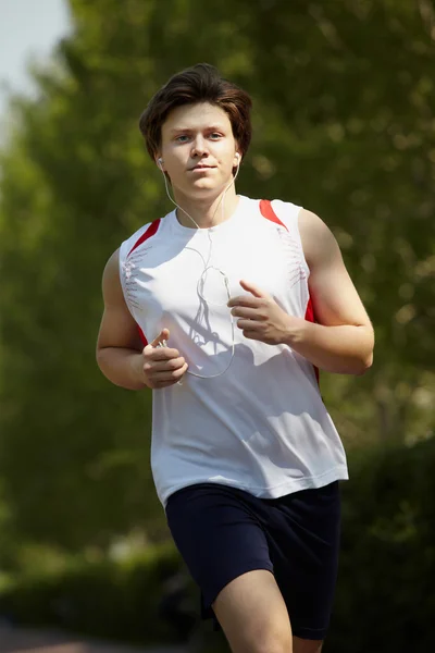 Mladý běžec — Stock fotografie