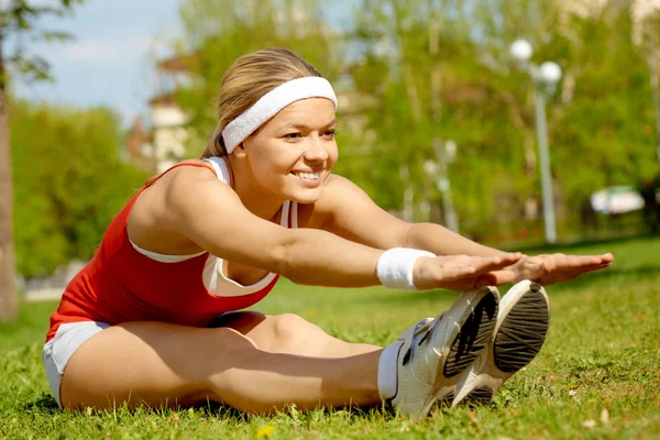 Outdoor fitness — Stock Photo, Image