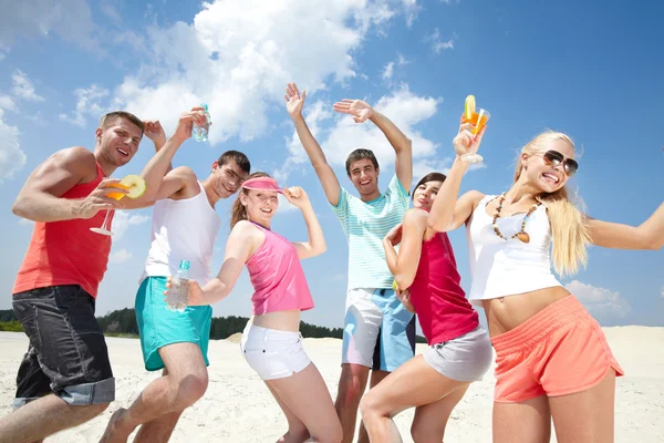 Party på stranden — Stockfoto