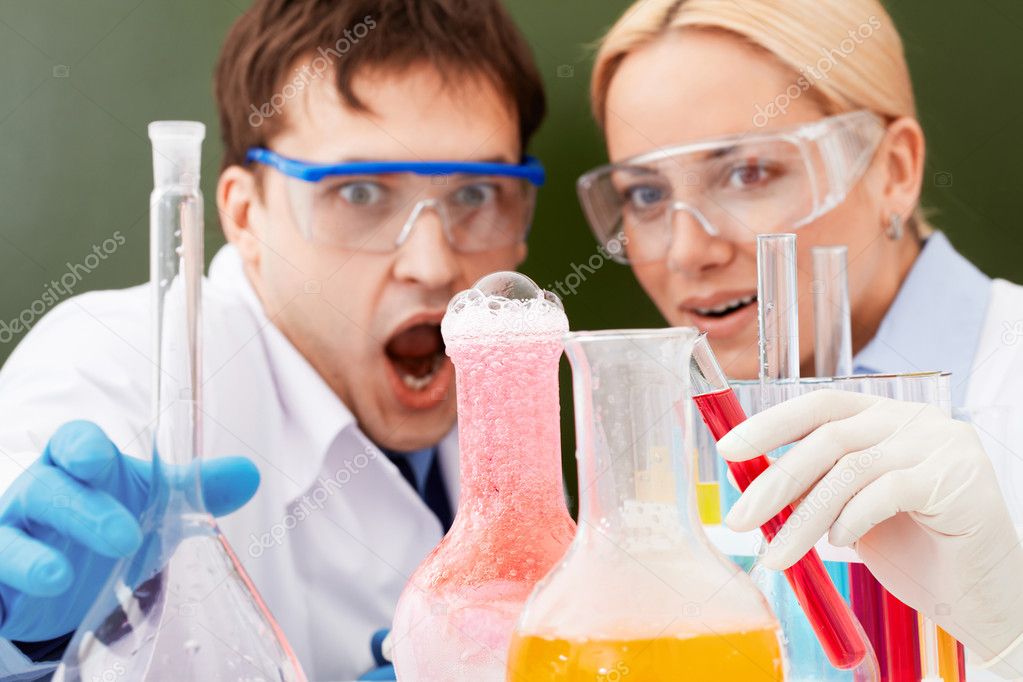 Surprised chemists
