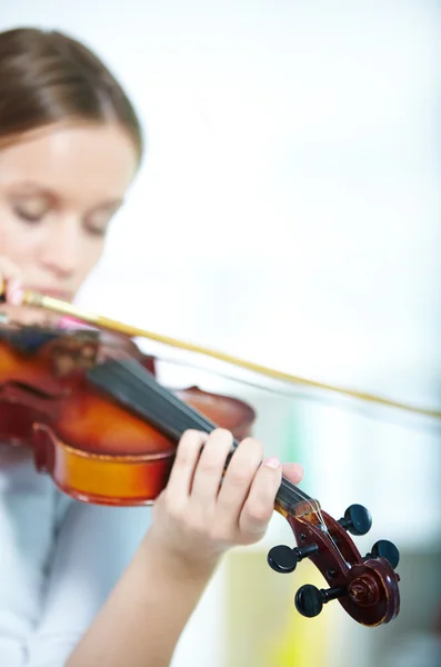 Violin i händer — Stockfoto