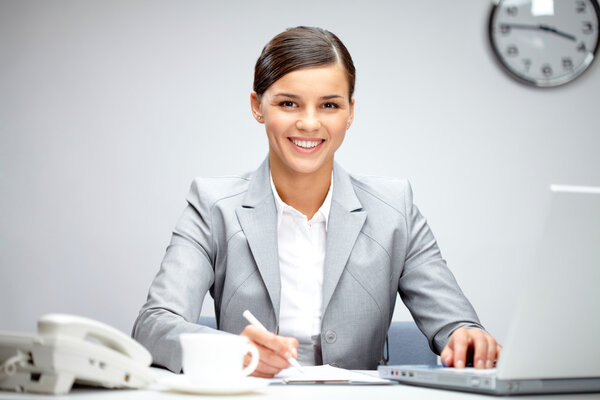 Pretty businesswoman