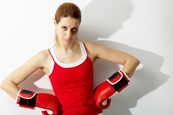 Femeie boxer — Fotografie, imagine de stoc