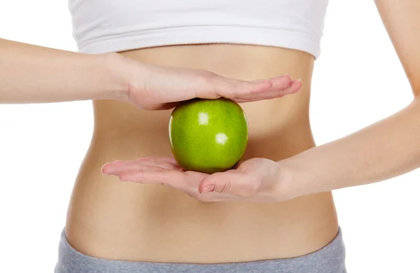 Dieta de maçã — Fotografia de Stock