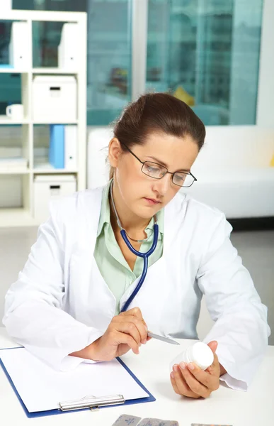 Physician at work — Stock Photo, Image