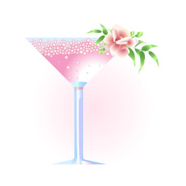 Martini glass clipart