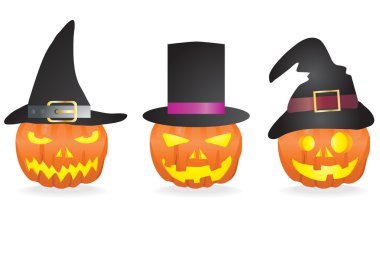 Halloween pumpkins clipart