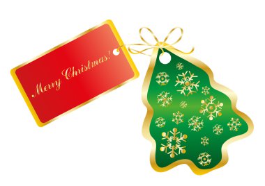 Merry Christmas card clipart