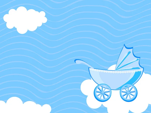 矢量插画的婴儿车 — 图库矢量图片