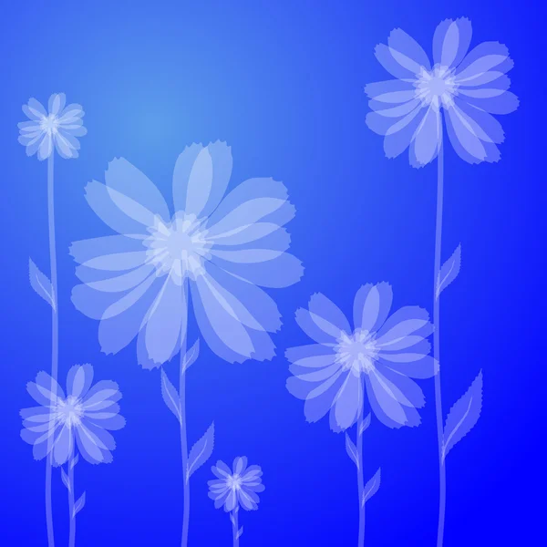 Λευκά λουλούδια — Διανυσματικό Αρχείο