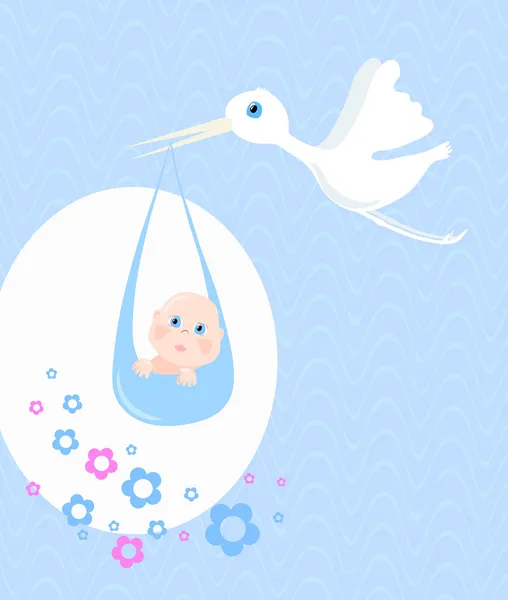 赤ちゃんの配信 — ストックベクタ