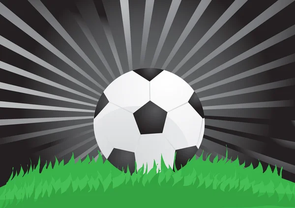 Fotbalový míč — Stockový vektor