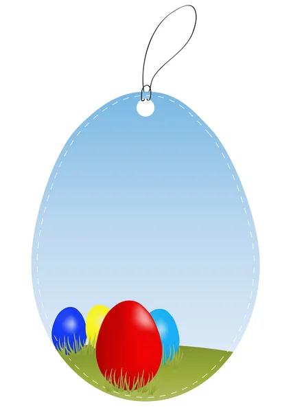 Dekoratif Paskalya yortusu yumurta — Stok Vektör
