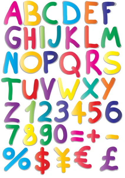 彩色字母 — 图库矢量图片