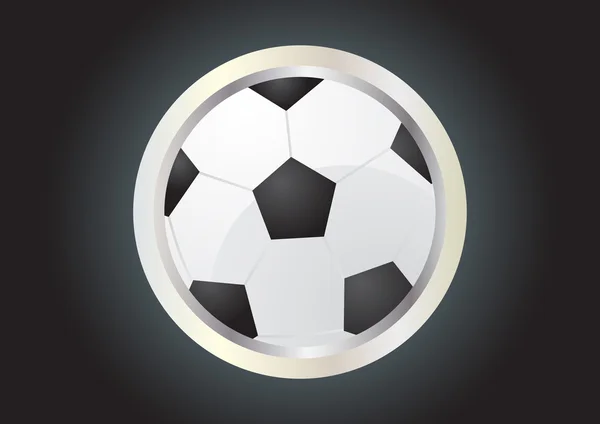 Futbol topu — Stok Vektör