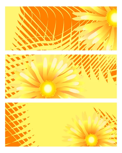 黄金の花 — ストックベクタ