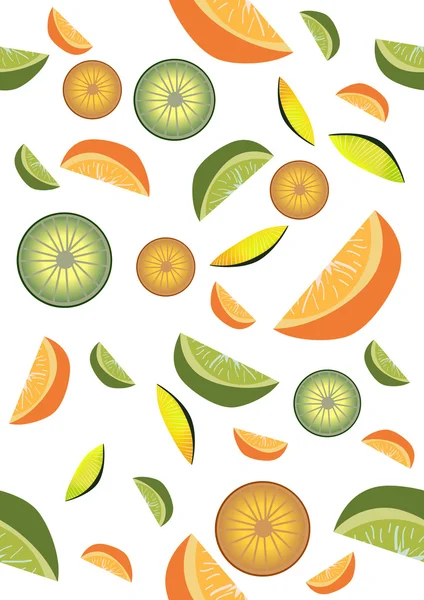 Segments orange — Image vectorielle