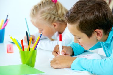 Kids drawing clipart