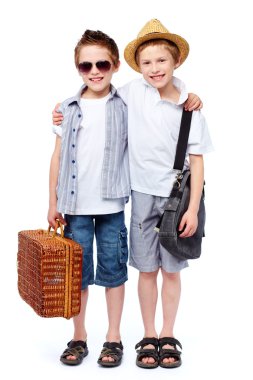 Young picnickers clipart