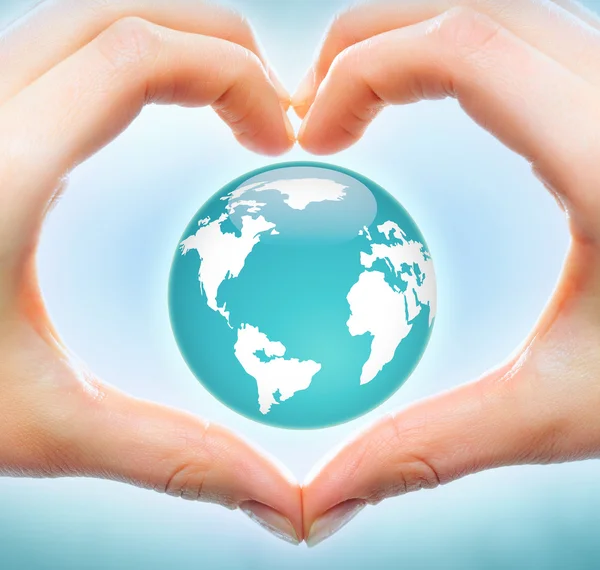 Love to earth — Stock Photo, Image