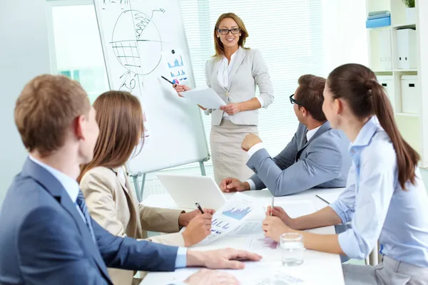 Attentive colleagues — Stock Photo, Image