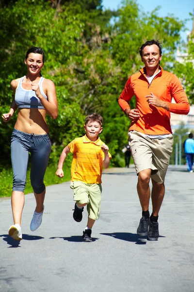Healthy runners — Stock Photo, Image