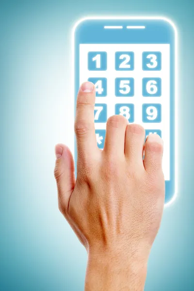 stock image Dialing number