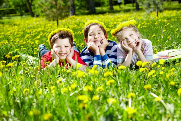 Barn på glade — Stockfoto