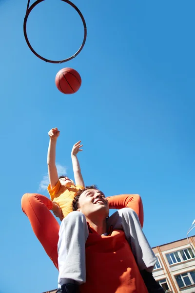 Basketbol Oyunu — Stok fotoğraf