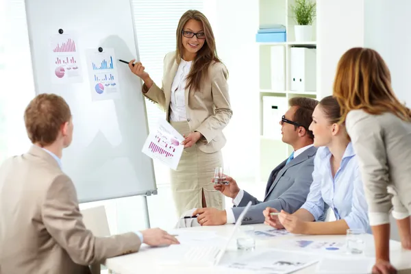Presenting strategy Stock Photo