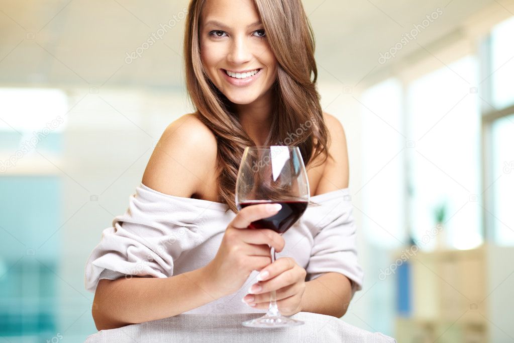 Wine for a beauty
