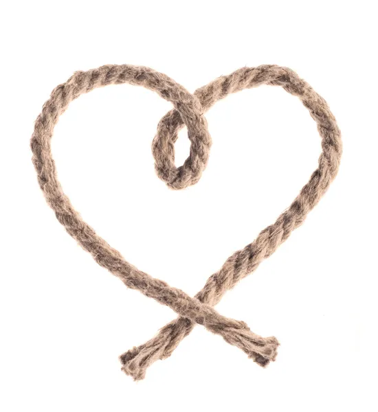 Мотузка серця — стокове фото