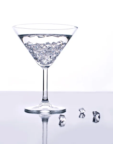 Martini con ghiaccio — Foto Stock