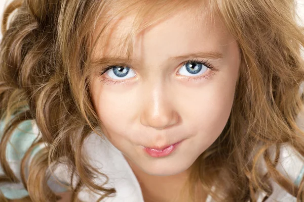Portrét velmi krásná dívka — Stock fotografie