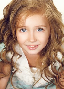 Child's portrait clipart