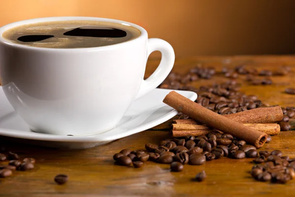Caffè e cannella — Foto Stock