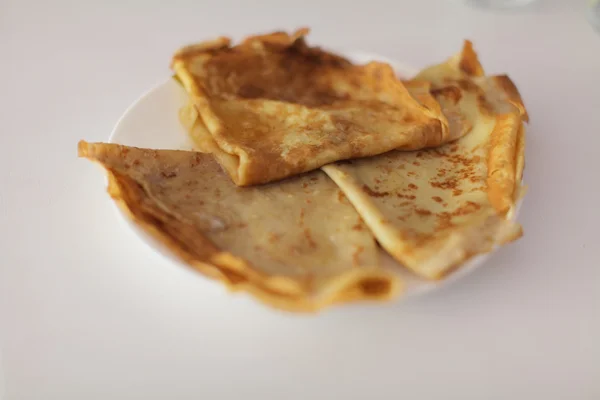 stock image Pancakes with honey