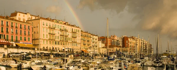 Port of Nice after the storm — Stock Photo, Image