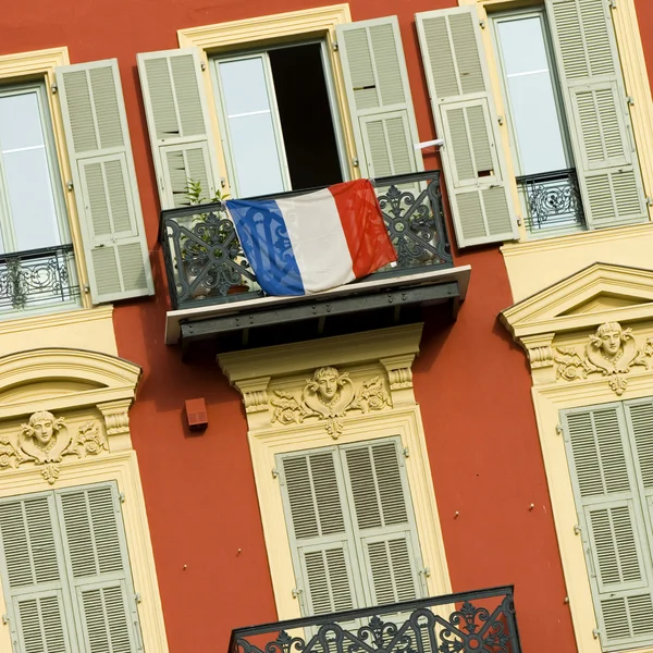 Front of house in Nice — Stock Photo, Image