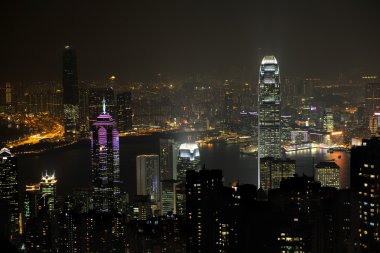hong Kong gece çekimi, sen-ebilmek görmek kirliliği