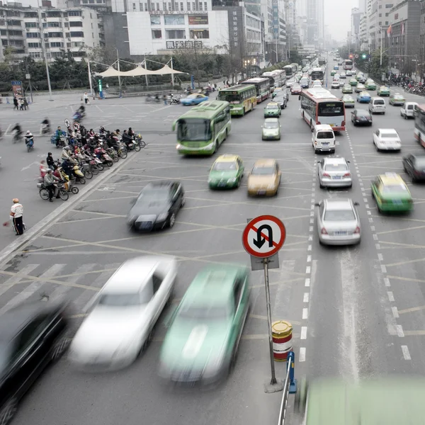 Traffico a Shanghai — Foto Stock