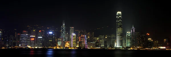 stock image Hong Kong by night